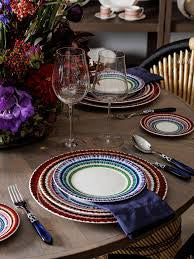 Conjunto 2 Pratos Pao Missoni Waves