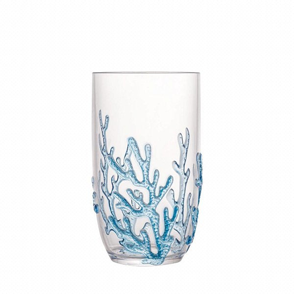 Copo Em Acrilico Azul 550Ml