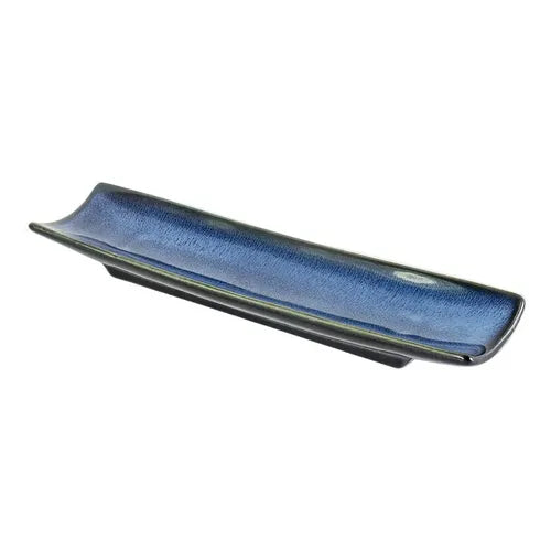 Travessa de ceramica azul