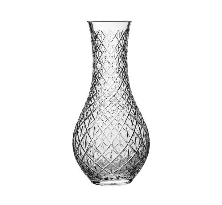 Vaso de cristal lapidado 30CM