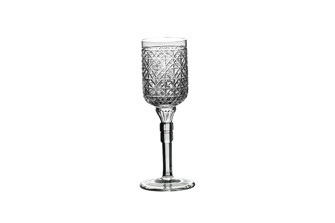 Jogo 6 taças de cristal para licor SIMETRIA