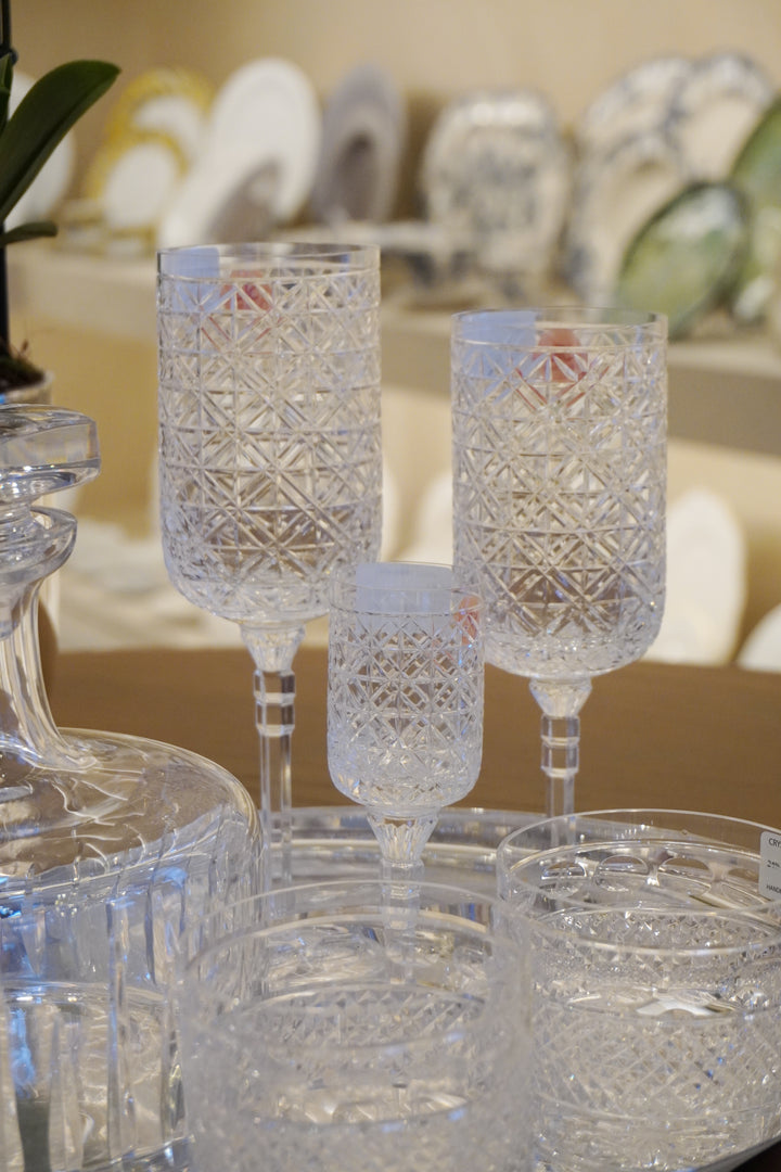 Jogo 6 taças de cristal para vinho tinto SIMETRIA