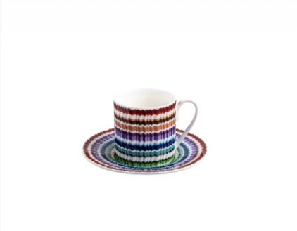 Conjunto 2 Xicaras Cafe Missoni Waves