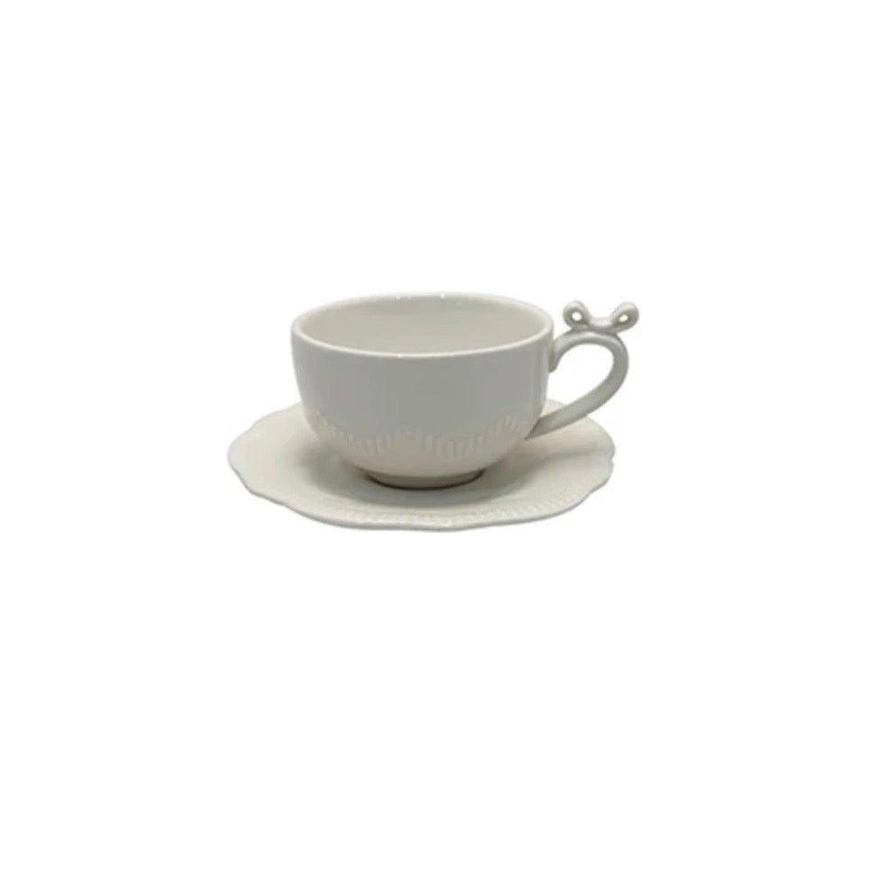 Jogo 4 Xicaras Café Laço