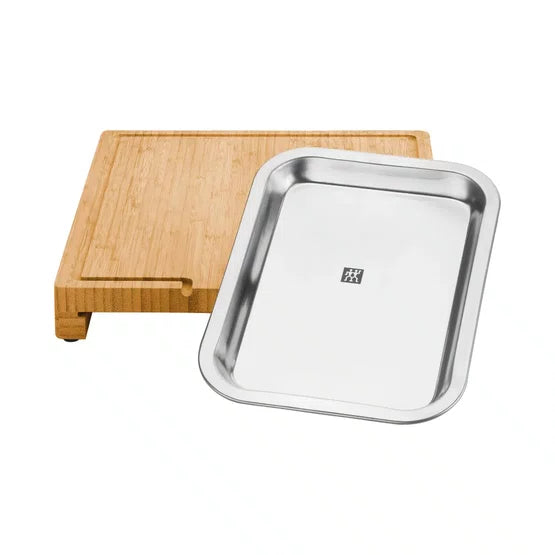 Tabua Corte  C/ Bandeja Inox 39Cmx30cm Zwilling Bbq