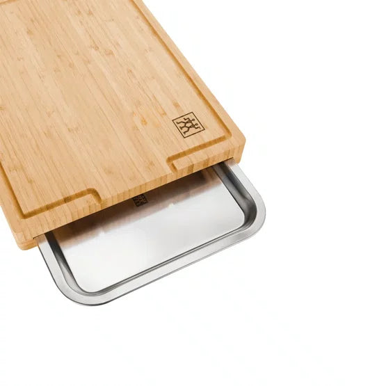 Tabua Corte  C/ Bandeja Inox 39Cmx30cm Zwilling Bbq