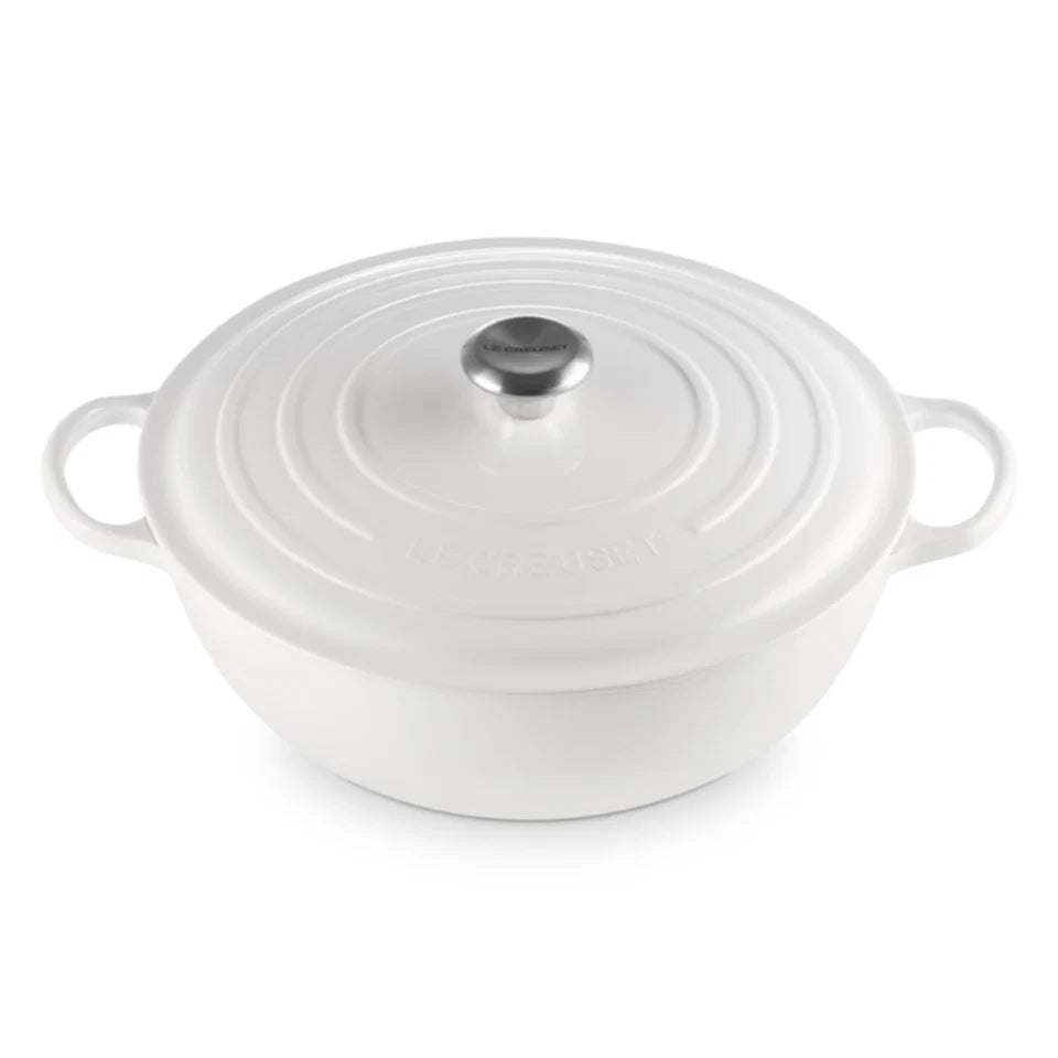 PANELA MARMITA SIGNATURE BRANCA 32CM LE CREUSET