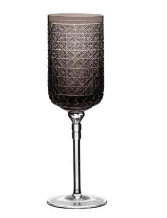 Taça De Cristal Strauss Água - 400 Ml - Harmonia Cinza