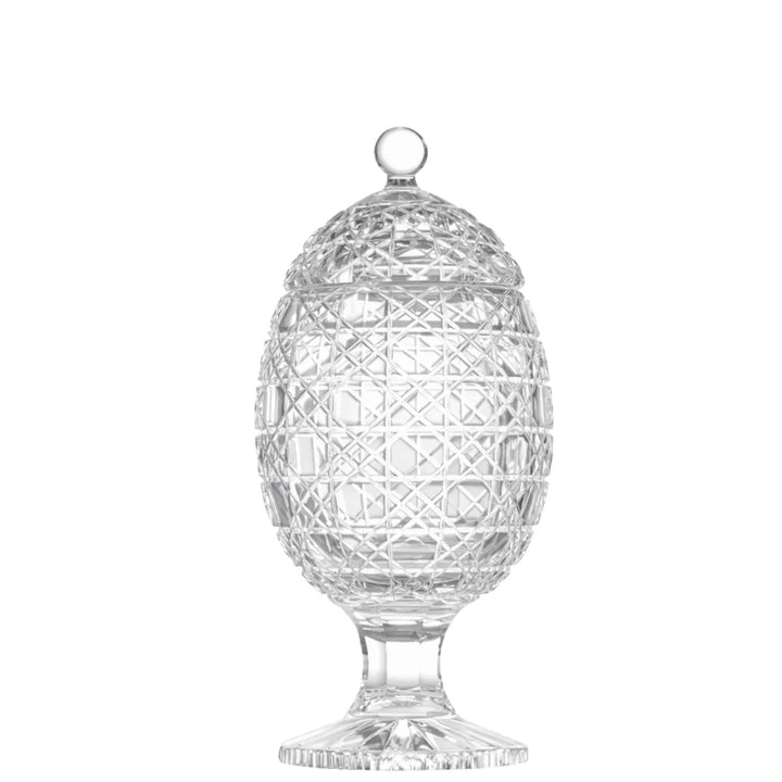 Bomboniere com tampa Cristal 405Ml