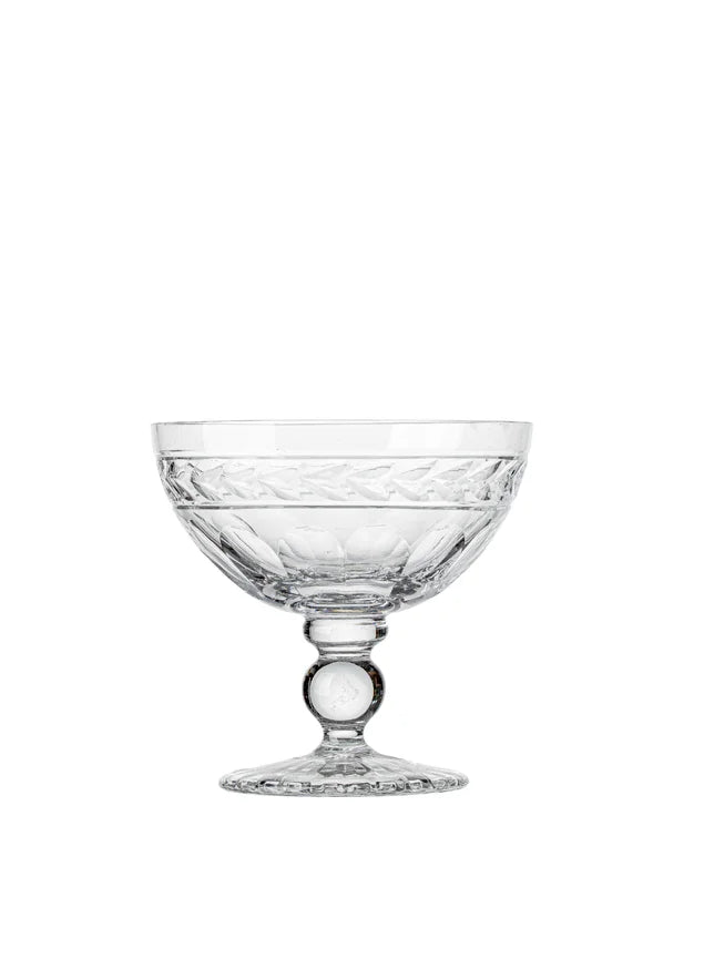 Jogo 6 Taças Sobremesa Cristal 340Ml Laranjeiras