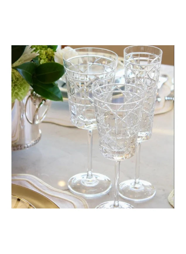 Jogo de 6 Taças de Cristal Casa de Bragança para Champagne