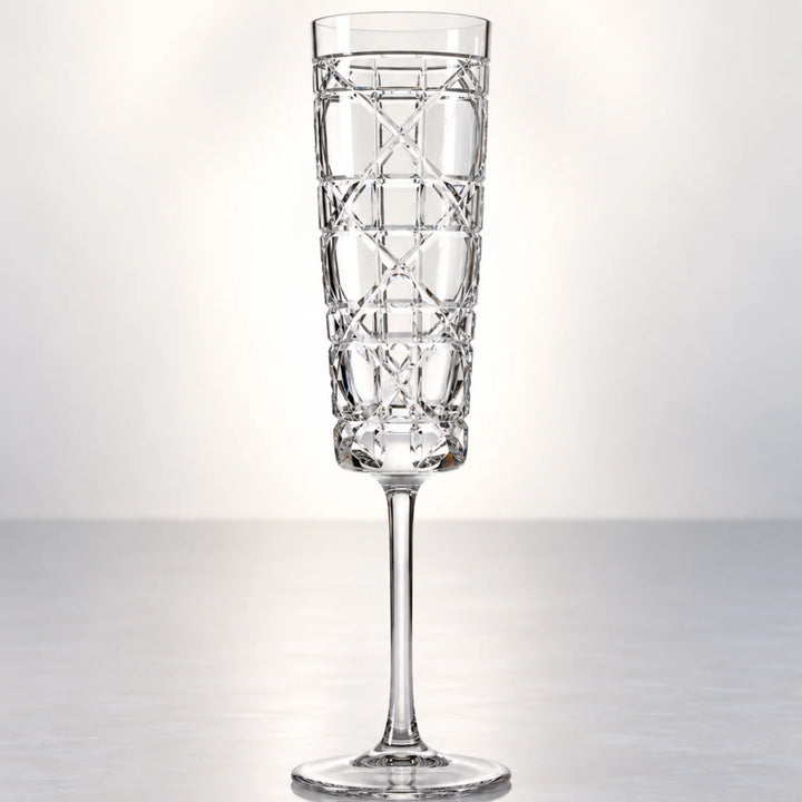 Jogo de 6 Taças de Cristal Casa de Bragança para Champagne