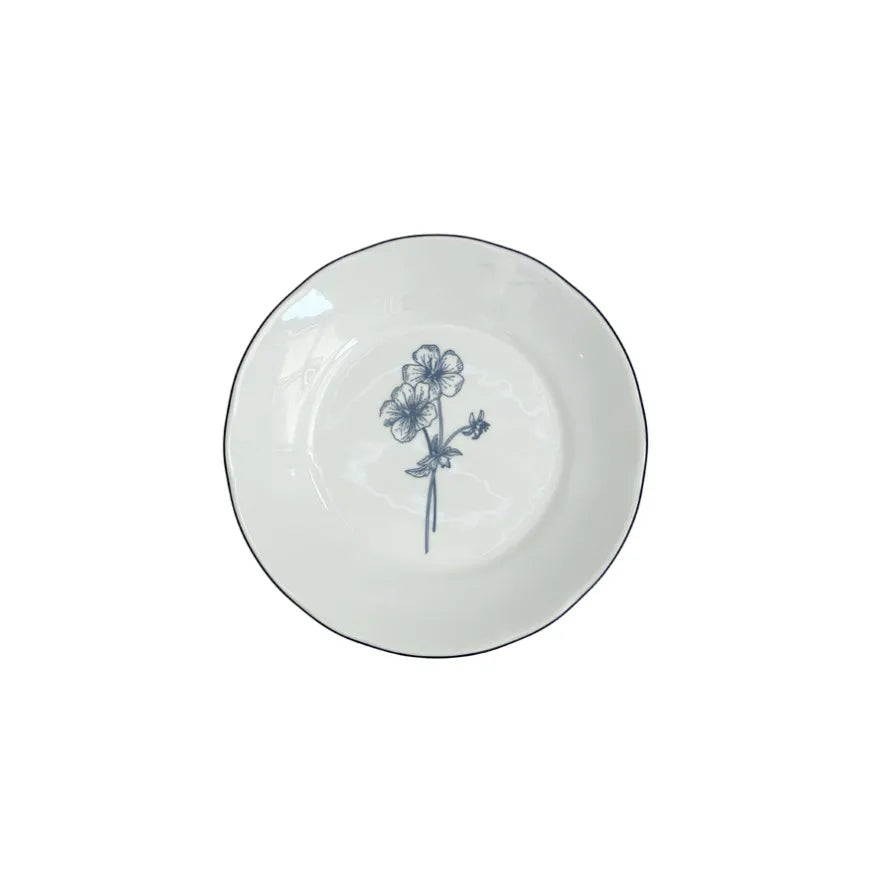 Baixela 18 Pçs La Vie Azul Raso/Fundo/Sobremesa