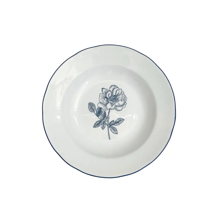 Baixela 18 Pçs La Vie Azul Raso/Fundo/Sobremesa