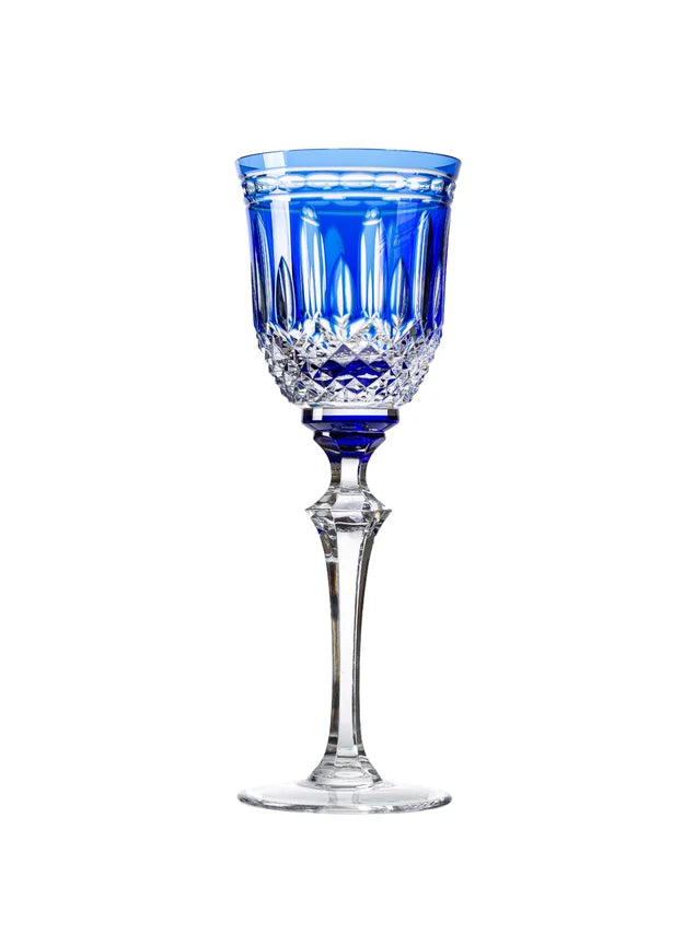 Taça de vinho tinto serenata azul escuro