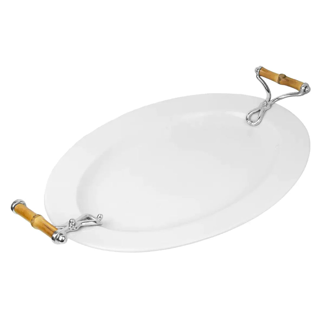 Travessa Oval Grande  Bambu