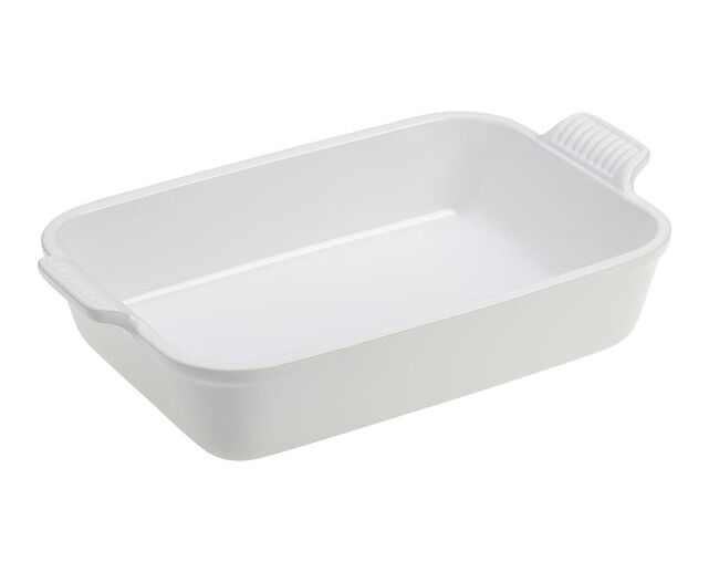 Travessa retangular white 26cm le creuset