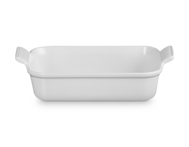 Travessa retangular white 26cm le creuset