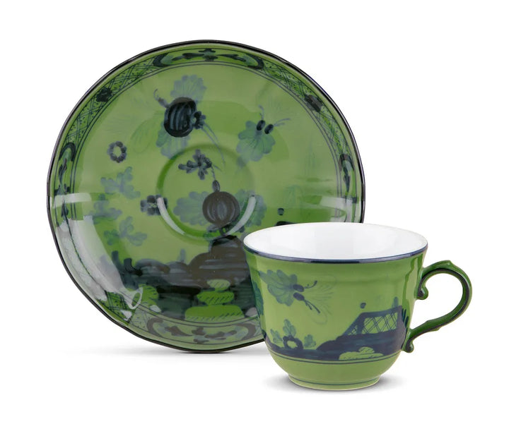 XÍCARA CAFÉ MALACHITE GINORI 1735